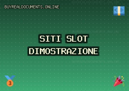 Siti Slot - 1870 Giri Gratis | buyrealdocuments.online